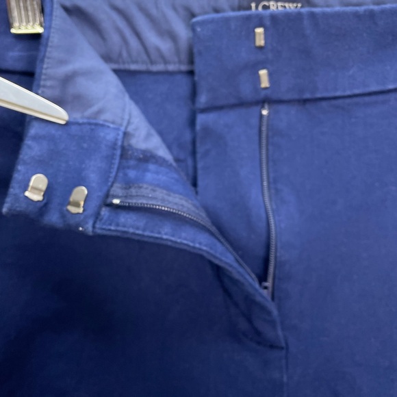 J.Crew Women’s Kelsey Pant Size 10 Solid Blue Straight Leg Casual Work - Picture 5 of 11